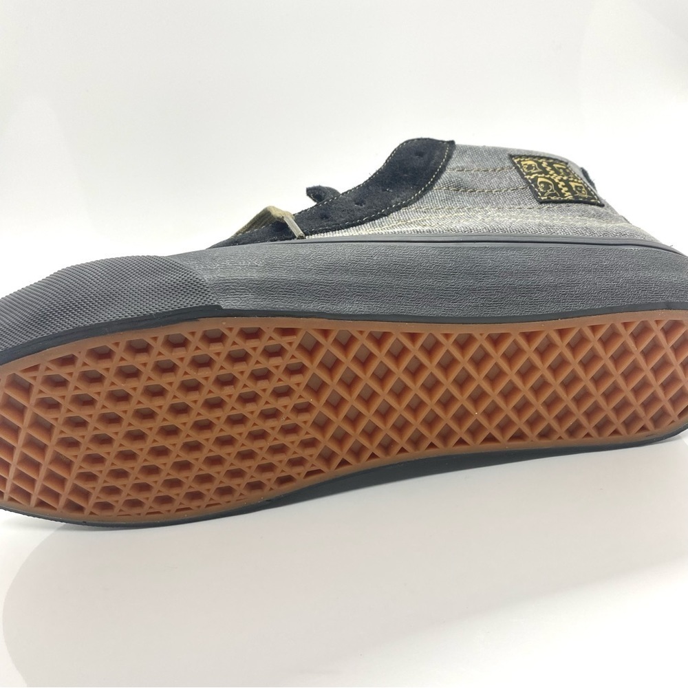 Vans Michael February Black Denim Leather Suede High Tops Men’s 7.5 - Picture 8 of 8